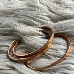 3 similar bracelets, rose gold, adjustable